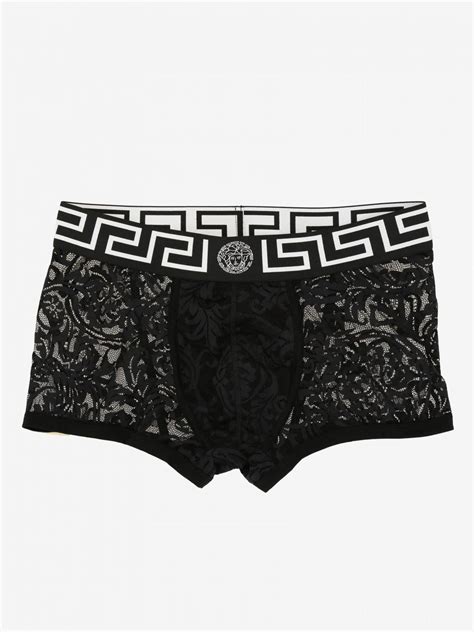 versace lace brief|Versace underwear size chart.